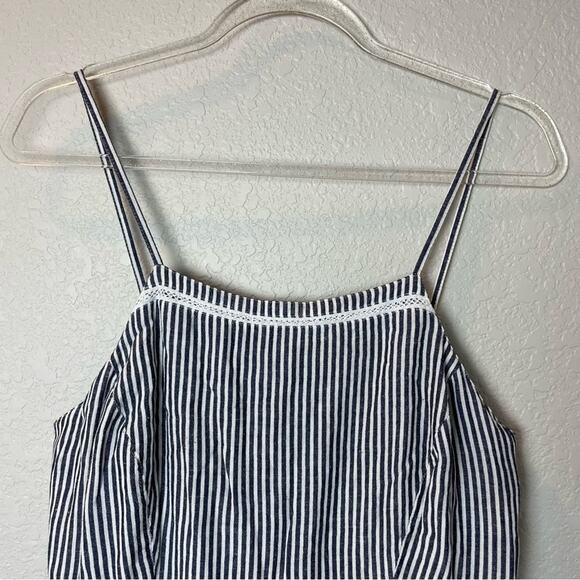 OLD NAVY Seersucker Striped Summer Dress Size M Tall - Picture 2 of 10